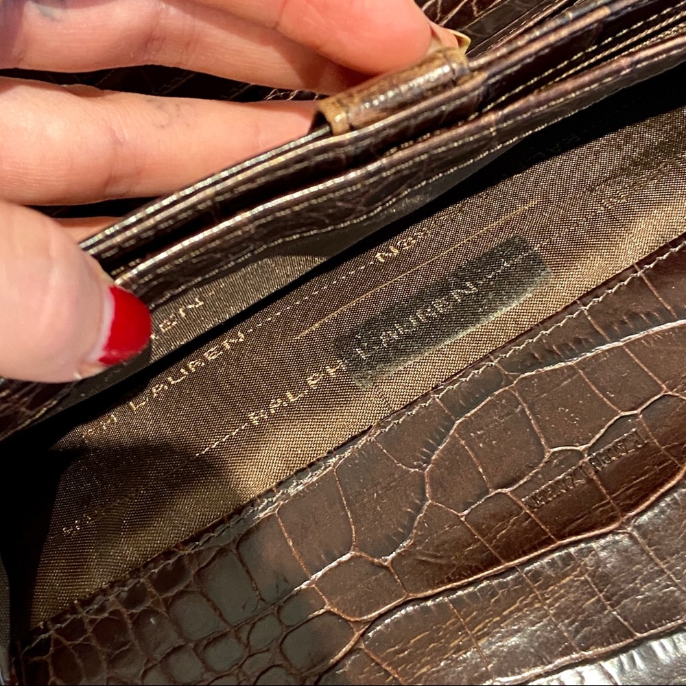 RALPH LAUREN Wallet handbag & designer decal - Picture 5 of 6